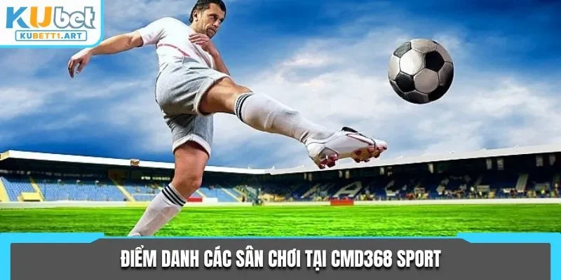 Điểm danh các sân chơi tại Cmd368 Sport