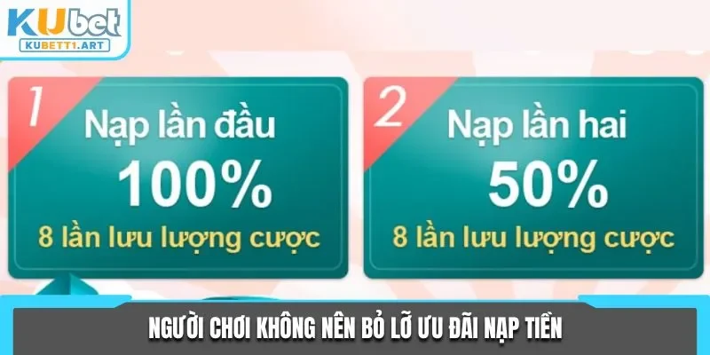 Người chơi không nên bỏ lỡ ưu đãi nạp tiền